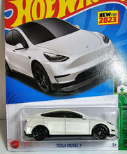 Load image into Gallery viewer, Hot Wheels White Tesla Model Y 2023