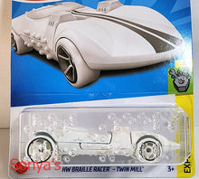 Load image into Gallery viewer, Hot Wheels White HW Braille Racer-Twin Mill 2023