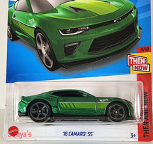 Load image into Gallery viewer, Hot Wheels Green 18 Camaro SS 2023