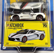 Load image into Gallery viewer, Matchbox Collectors White 2020 Chevy Corvette 2023