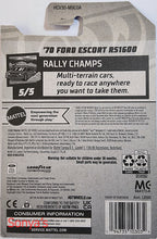 Load image into Gallery viewer, Hot Wheels Blue 70 Ford Escort RS1600 2022