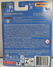 Load image into Gallery viewer, Matchbox Collectors Green 1978 Dodge Monaco Police 2023