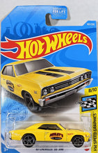 Load image into Gallery viewer, Hot Wheels Yellow 67 Chevelle SS 396 2021