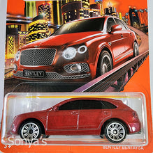 Load image into Gallery viewer, Matchbox Red Bentley Bentayga 2022