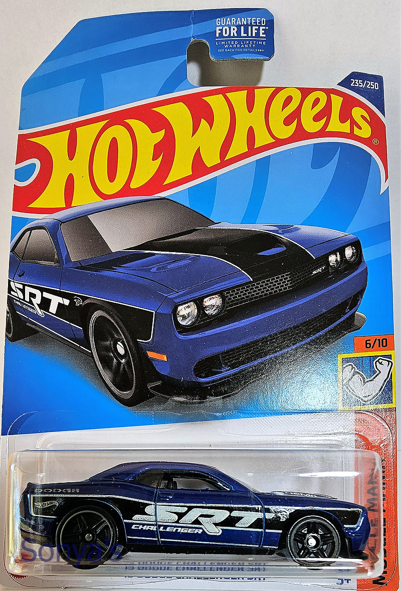 Hot Wheels Blue 15 Dodge Challenger SRT 2022