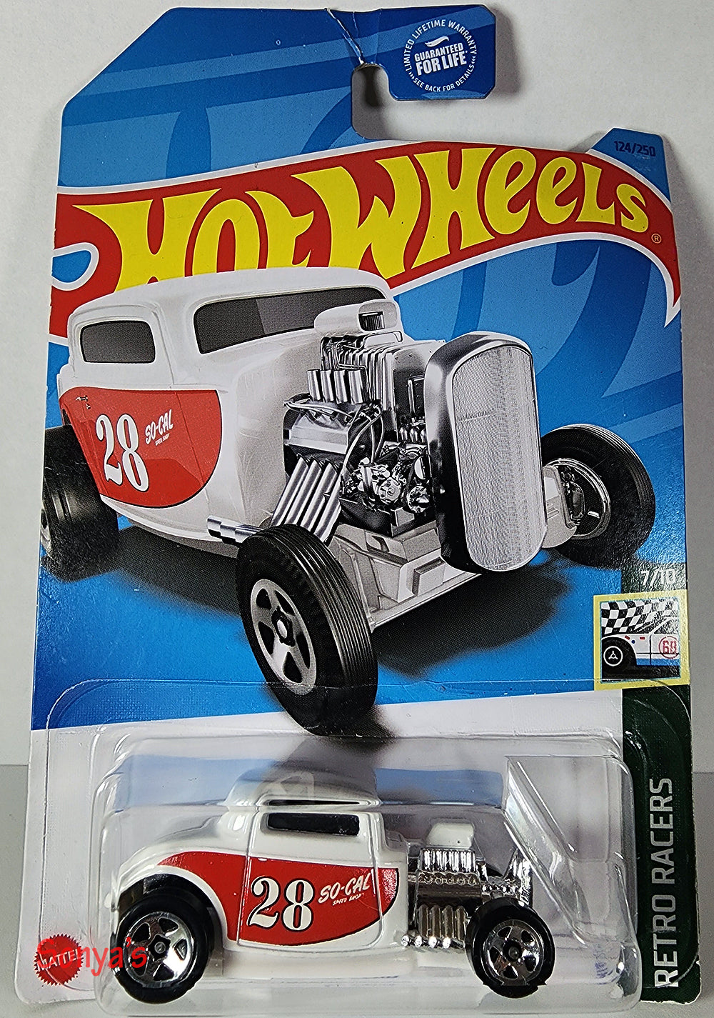 Hot Wheels White 32 Ford  2023