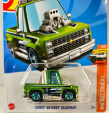 Load image into Gallery viewer, Hot Wheels Green Toon&#39;D 83 Chevy Silverado 2023
