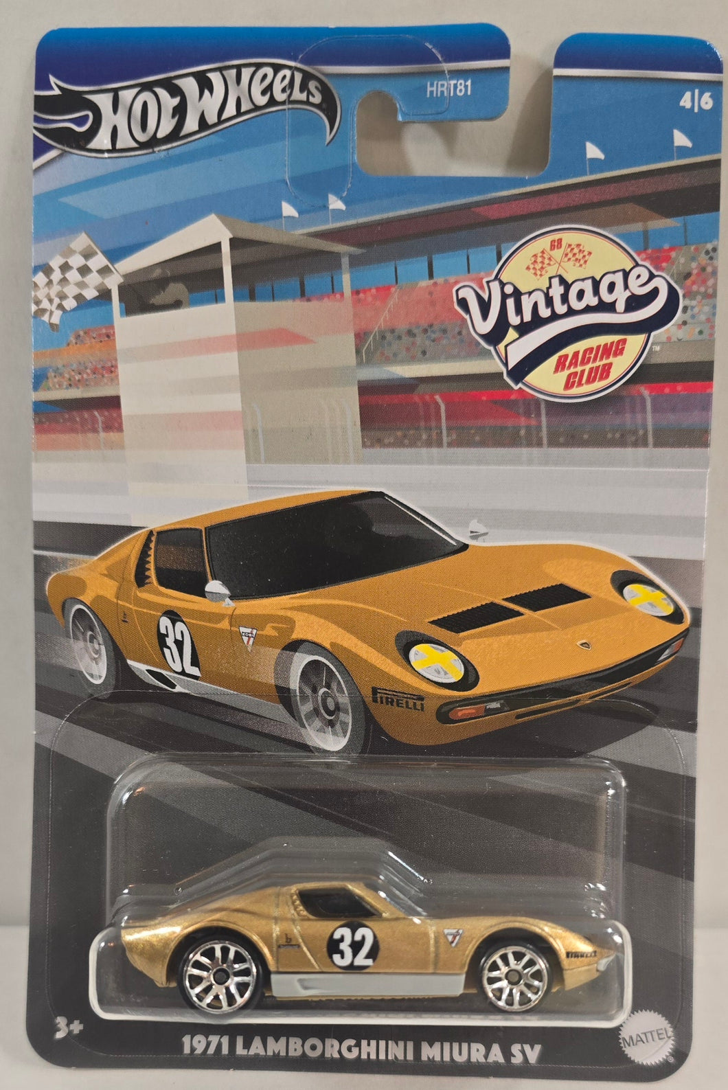 Hot wheels VTG Racing 1971 Lamborghini Miura SV
