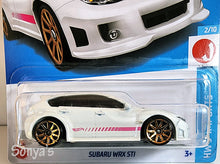 Load image into Gallery viewer, Hot Wheels White Subaru WRX STI  2023
