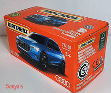 Load image into Gallery viewer, Matchbox Power Grabs Blue Audi E-Tron 2023
