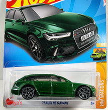 Load image into Gallery viewer, Hot Wheels Green 17 Audi RS 6 Avant 2023
