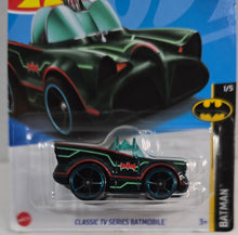 Load image into Gallery viewer, Hot Wheels Green Classic TV Series Batmobile 2023
