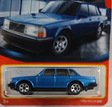 Load image into Gallery viewer, Matchbox Blue 1986 Volvo 240 2023
