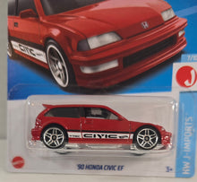 Load image into Gallery viewer, Hot Wheels Red 90 Honda Civic EF 2023
