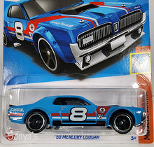 Load image into Gallery viewer, Hot Wheels Blue 68 Mercury Cougar 2022
