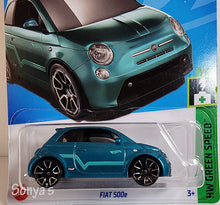 Load image into Gallery viewer, Hot Wheels Green Fiat 500e 2023
