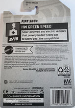 Load image into Gallery viewer, Hot Wheels Green Fiat 500e 2023
