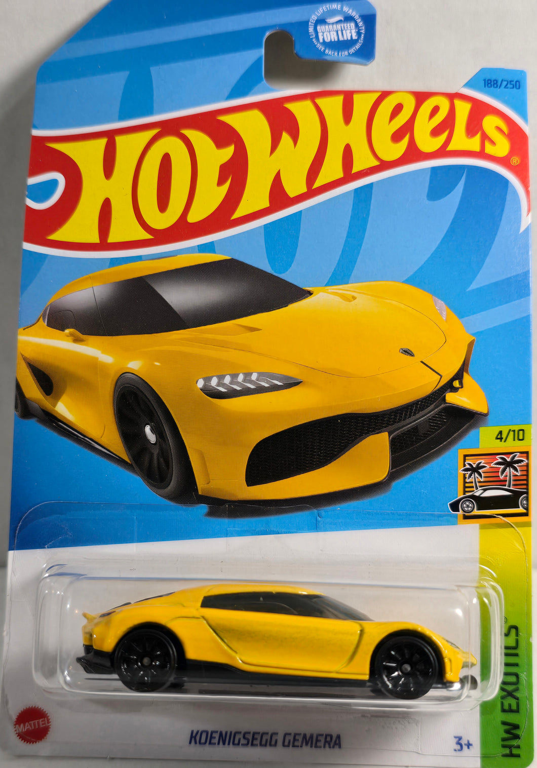 Hot Wheels Yellow Koenigsegg Gemera 2023