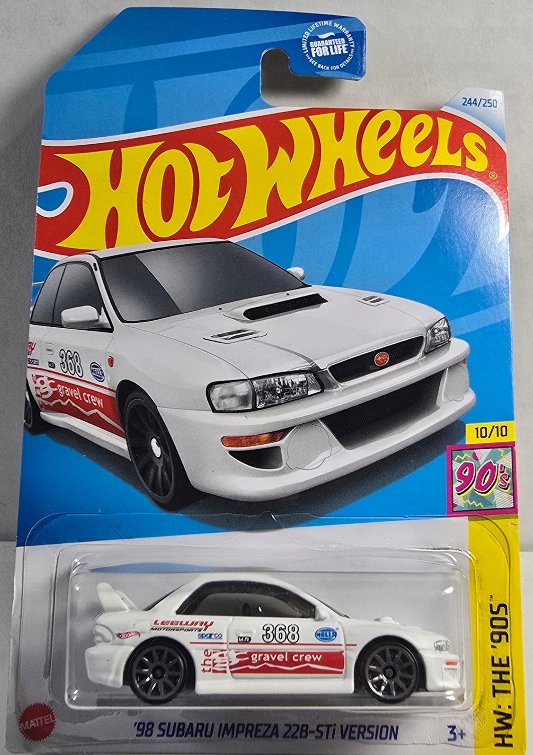Hot Wheels 98 Subaru Impreza 22B-Sti Version
