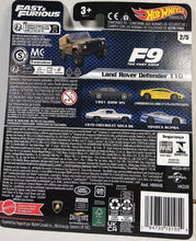 Load image into Gallery viewer, Hot Wheels Army Green Land Rover Defender 110 Fast &amp; Furious Premium 2023
