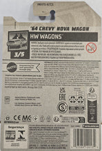 Load image into Gallery viewer, Hot Wheels Red 64 Chevy Nova Wagon 2023
