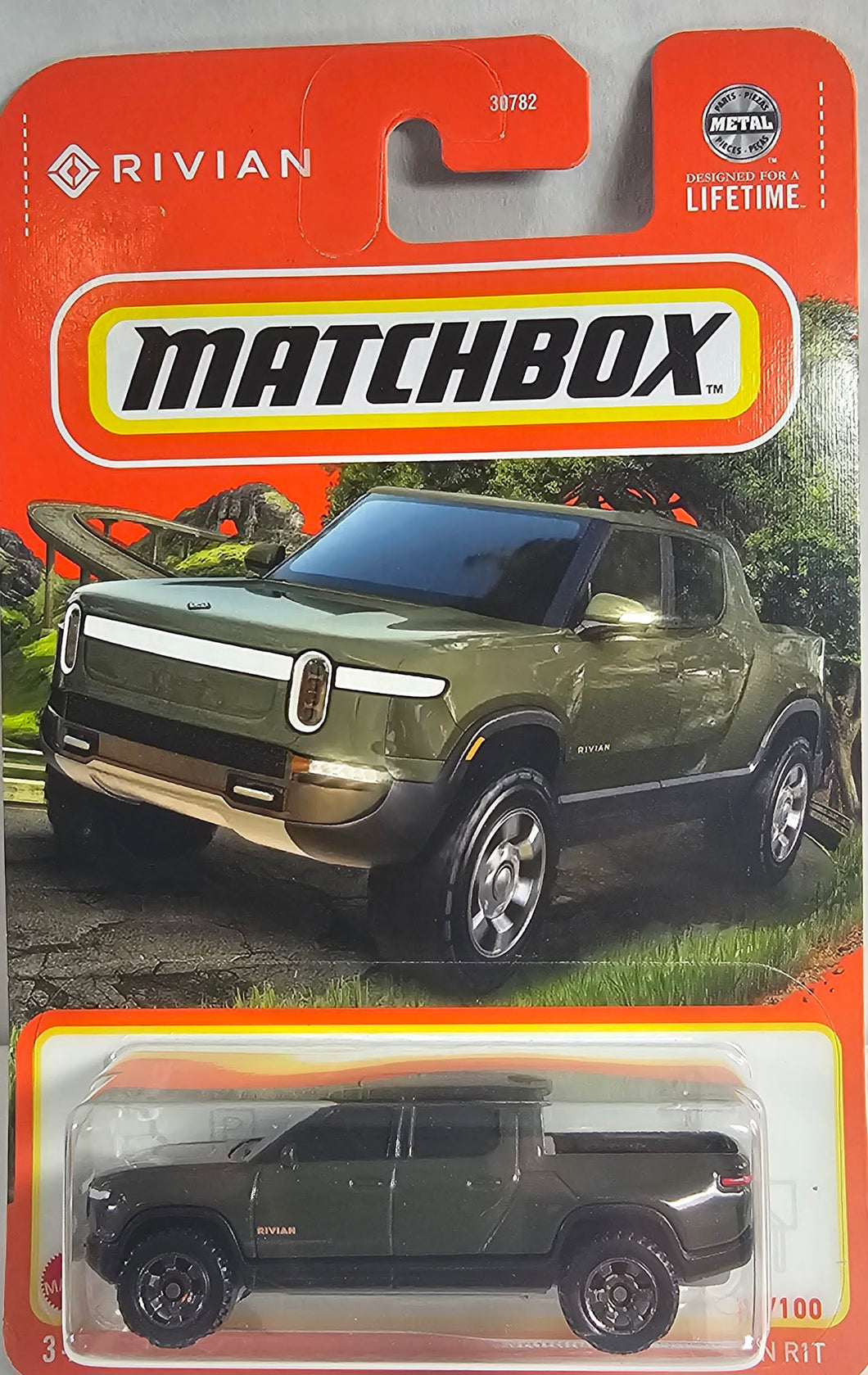 Matchbox Rivian Dark Green RIT 2025