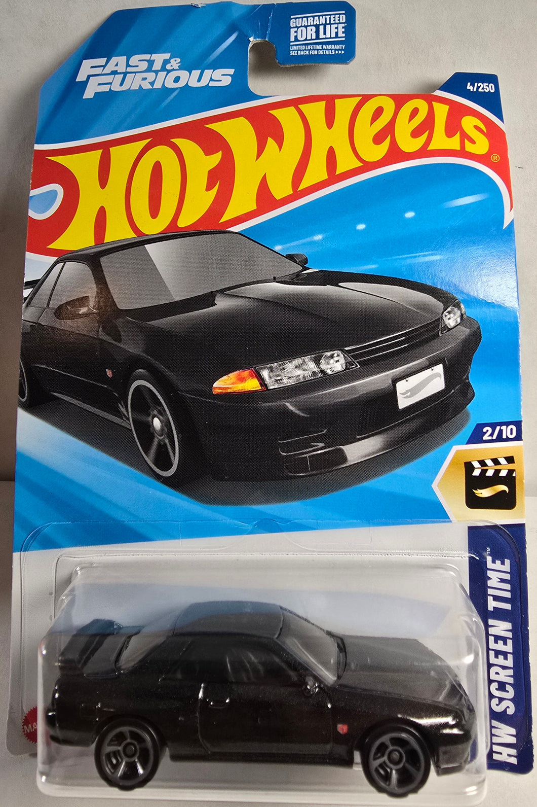 Hot Wheels Black Nissan Skyline GT-R (BNR32) 2025