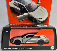 Load image into Gallery viewer, Matchbox Moving Parts Grey Porsche Taycan GTS Sport Turismo 2025
