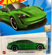 Load image into Gallery viewer, Hot Wheels Green Porsche Taycan Turbo S 2023
