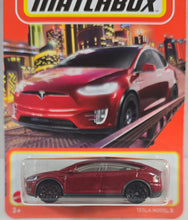 Load image into Gallery viewer, Matchbox Red Tesla Model X 2024
