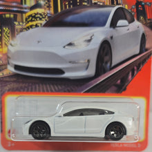 Load image into Gallery viewer, Matchbox White Tesla Model 3 2024

