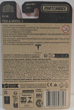 Load image into Gallery viewer, Matchbox White Tesla Model 3 2024
