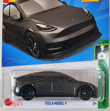 Load image into Gallery viewer, Hot Wheels Gray Tesla Model Y 2023
