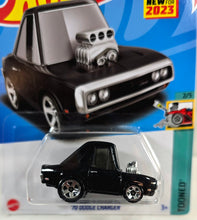 Load image into Gallery viewer, Hot Wheels Black 70 Dodge Charger Tooned 2024
