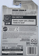 Load image into Gallery viewer, Hot Wheels Black Pagani Zonda R 2022
