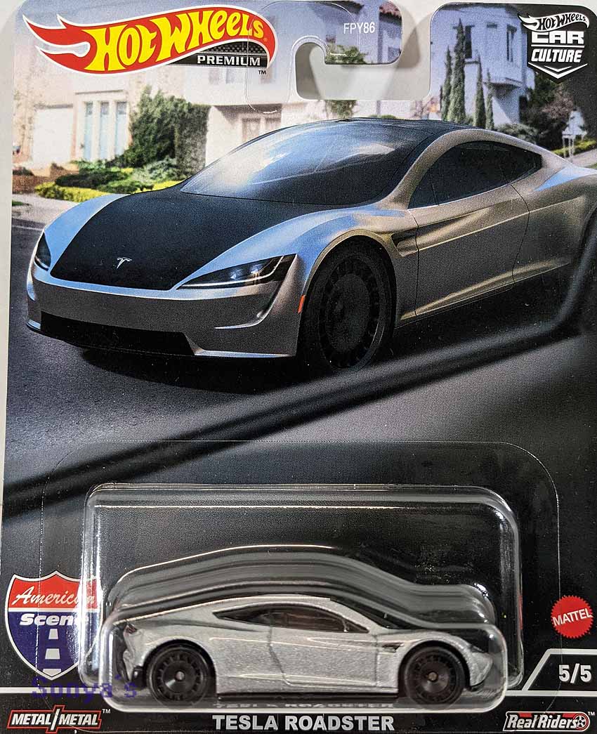 Hot Wheels Premium Tesla Roadster