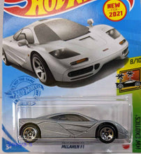 Load image into Gallery viewer, Hot wheels Silver McLaren F1  2021
