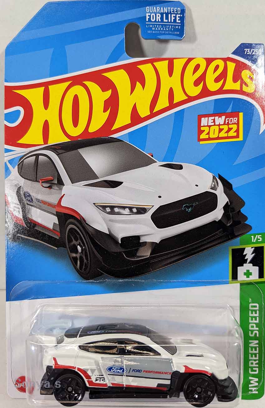 Hot Wheels White Ford Mustang Mach-E 1400 2022