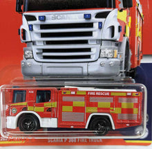 Load image into Gallery viewer, Matchbox Checker Scania P 360 Fire Truck 2022
