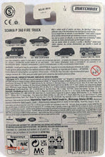 Load image into Gallery viewer, Matchbox Checker Scania P 360 Fire Truck 2022
