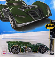 Load image into Gallery viewer, Hot Wheels Batman: Green Arkham Asylum Batmobile 2022

