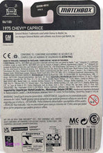 Load image into Gallery viewer, Matchbox Green 1975 Chevy Caprice 2022
