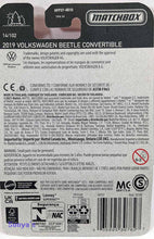 Load image into Gallery viewer, Matchbox Orange 2019 Volkswagen Beetle Convertible 2022
