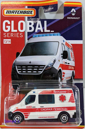 Matchbox Global  Renault Master Ambulance Russia