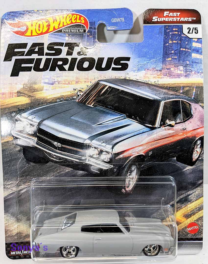Hot Wheels 70 Chevelle SS Fast Superstars