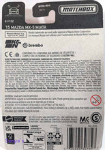 Load image into Gallery viewer, Matchbox White 15 Mazda MX-5 Miata 2022

