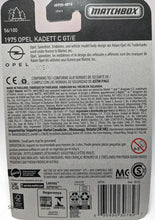 Load image into Gallery viewer, Matchbox Yellow 1975 Opel Kadett C GT/E 2022

