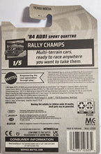 Load image into Gallery viewer, Hot Wheels Blue 84 Audi Sport Quattro 2022
