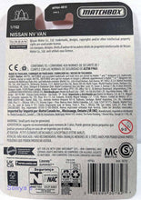 Load image into Gallery viewer, Matchbox Nissan NV Van 2022
