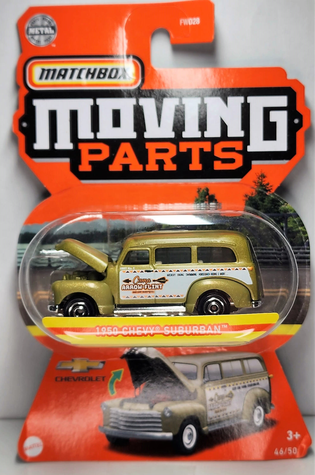 Matchbox Green Chevy Suburban Moving Parts 2022